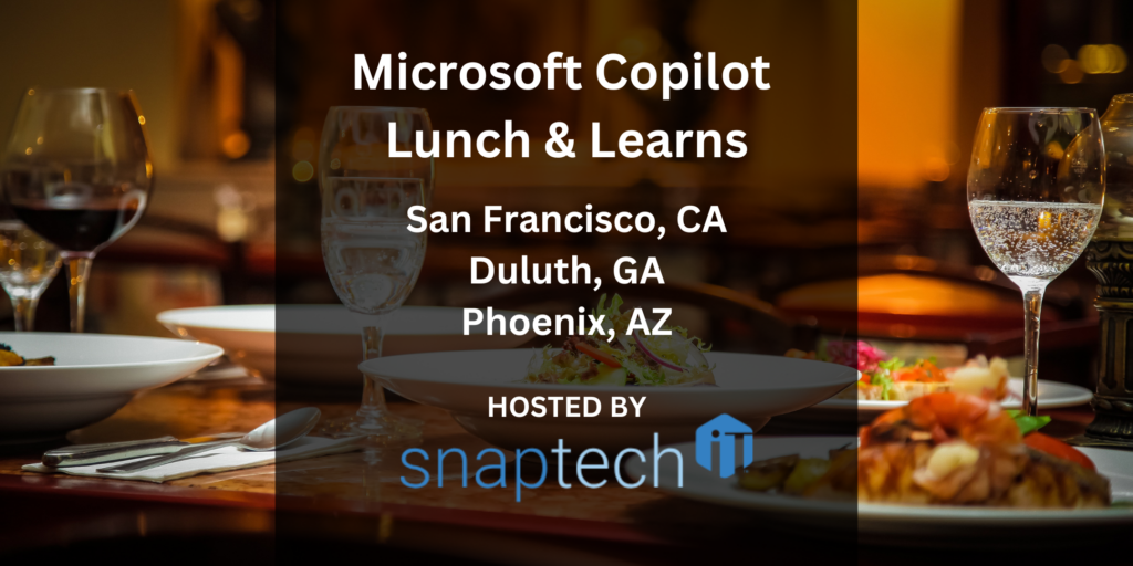 snap tech it hosts lunch and learns